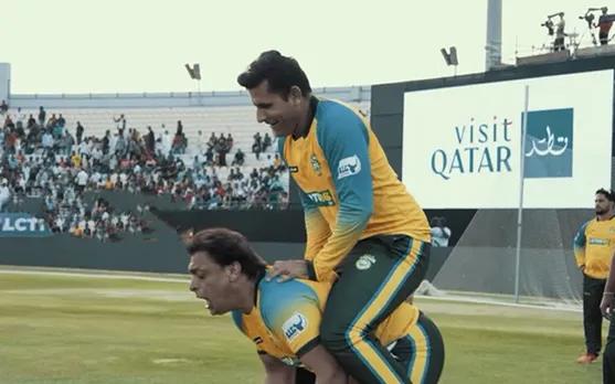 Shoaib Akhtar and Abdur Razzaq (Source - Twitter)