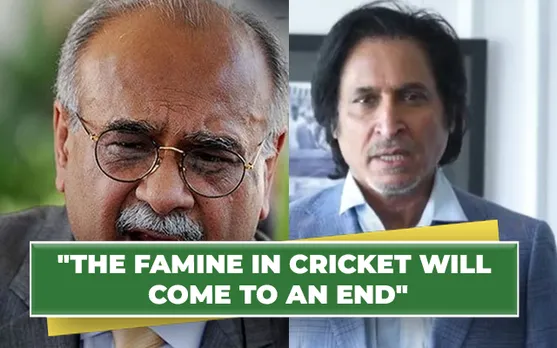 Najam Sethi and Ramiz Raja (Source - Twitter)
