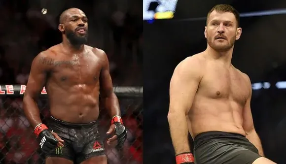 Jon Jones and Stipe Miocic (Source - Twitter)