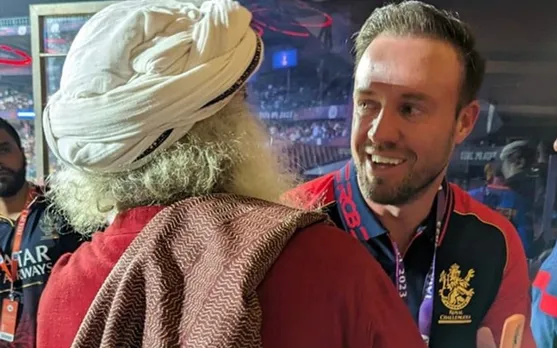 AB de Villiers and Sadhguru