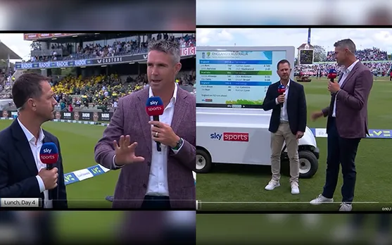 Ricky Ponting and Kevin Pietersen (Source - Twitter)