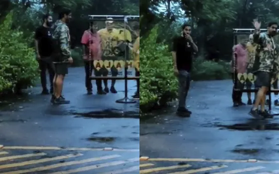 MS Dhoni with his fans (Source - Twitter)
