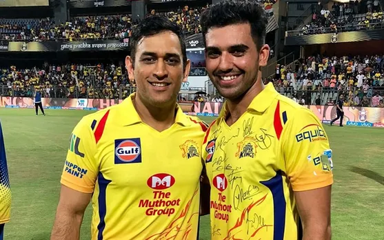 'Kisi zamane me Raina iski jagah tha' - Fans react as MS Dhoni says Deepak Chahar is 'like a drug'