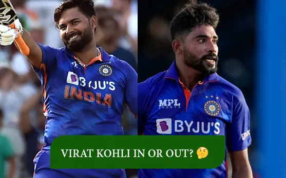 Rishabh Pant and Mohammed Siraj (Source - Twitter)