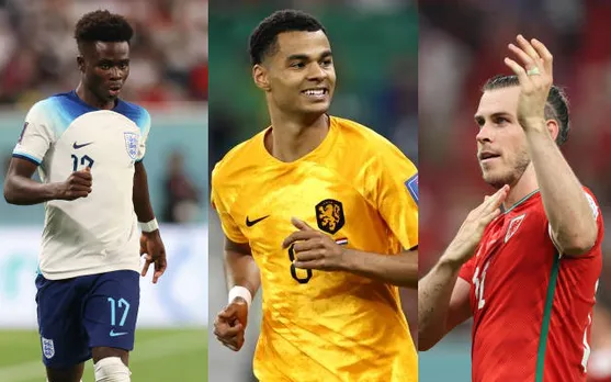 Bukayo Saka, Cody Gakpo and Gareth Bale (Source - Twitter)