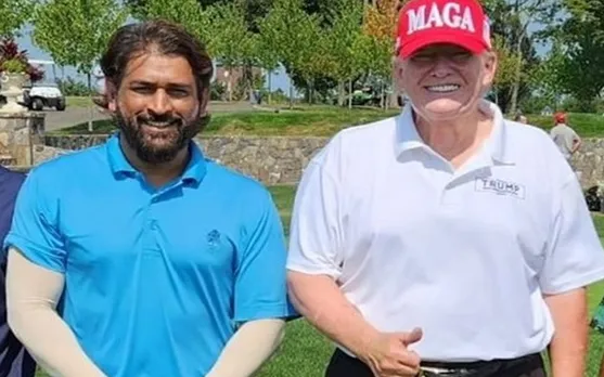 MS Dhoni and Donald Trump