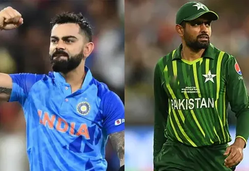 Virat Kohli (left) and Babar Azam (right).