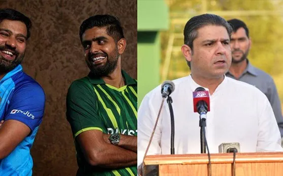 Babar Azam and Ehsaan Mazari