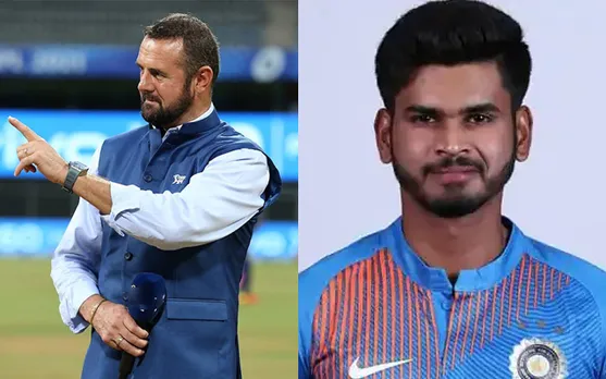 Simon Doull (left) and Shreyas Iyer (right)
