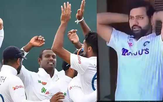 Sri Lanka cricket team and Rohit Sharma (Source - Twitter)