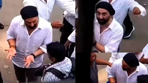 Sunny Deol Angry