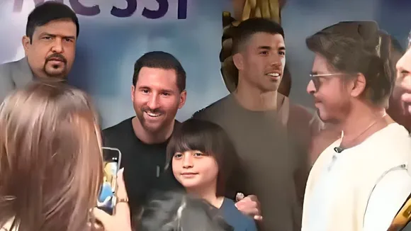 Shah Rukh Khan Abram Lionel Messi