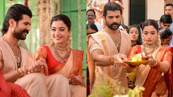 Rashmika Mandanna Vijay Deverakonda Satyanarayan Vratam Pooja