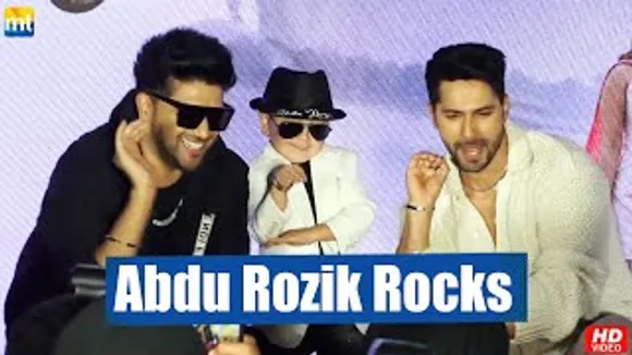 Abdu Rozik Steals The Show In Front Of Varun Dhawan, Kiara Advani & Guru Randhawa During 'Jugjugg Jeeyo' Song Launch