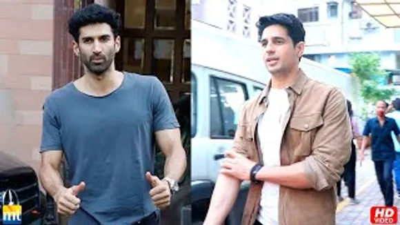 Handsome Sidharth Malhotra At Ramesh Taurani's Office; Om Aditya Roy Kapur Looks Cool In Casuals