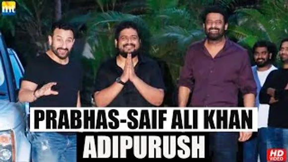Prabhas, Saif Ali Khan, Kriti Sanon & Om Raut Meet In Mumbai For Discussion On 'Adipurush'