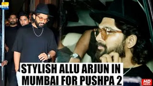 'Pushpa' Star Allu Arjun Arrives In Mumbai To Discuss 'Pushpa 2' Hindi Deal With Producers