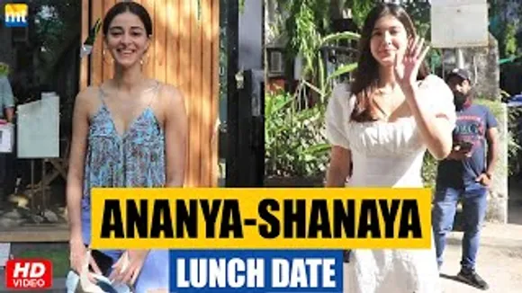 BFFs Ananya Pandey & Shanaya Kapoor Catch Up At Lunch Date