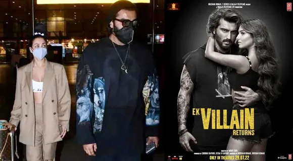 Arjun Kapoor Returns From Paris Vacations With GF Malaika Arora For 'Ek Villain Returns' Trailer Launch