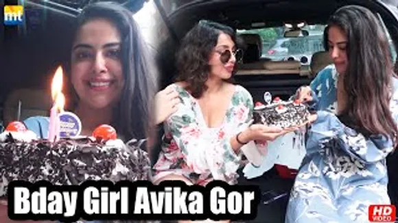 'Balika Vadhu' Actress Avika Gor Celebrates Her 25th Birthday With Friends & Media