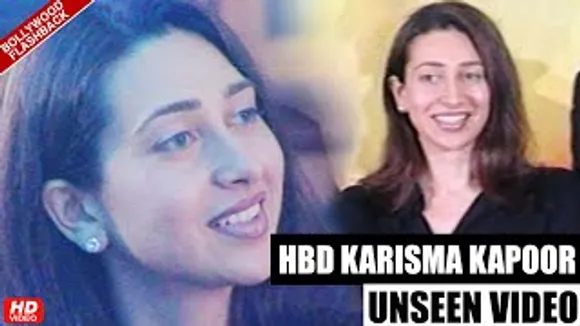 Happy Birthday Karisma Kapoor : Unseen Footage From 'Haan Maine Bhi Pyaar Kiya Hai' Press Event