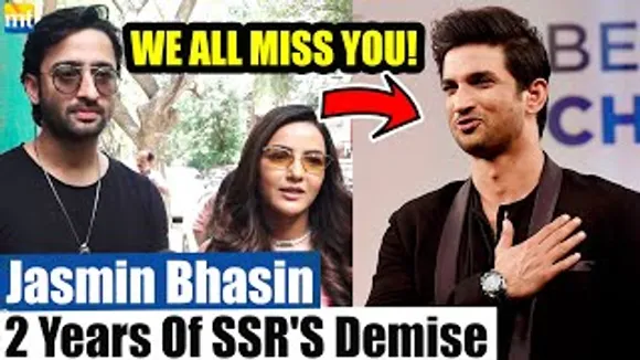 2 Years Of Sushant Singh Rajput's Demise : Watch Jasmin Bhasin & Shaheer Sheikh's Reaction