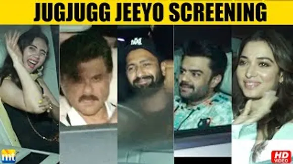 Jugjugg Jeeyo Screening With Vicky Kaushal, Anil Kapoor, Tamannaah, Manish Paul, Rakul Preet And Other Bollywood Celebs