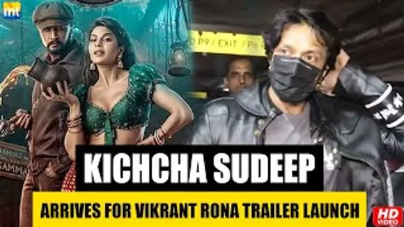 Kichcha Sudeep Arrives In Mumbai Post Twitter War With Ajay Devgn On Hindi Language