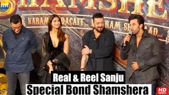 Real & Reel Sanju Sanjay Dutt & Ranbir Kapoor Special Bond At 'Shamshera' Trailer Launch