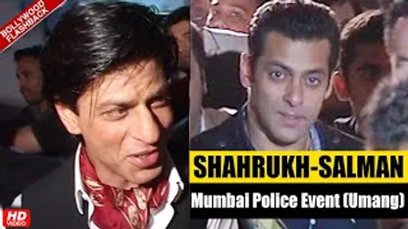 When Shah Rukh Khan & Salman Khan Came Together To Support Mumbai Police Fund Raiser Event
