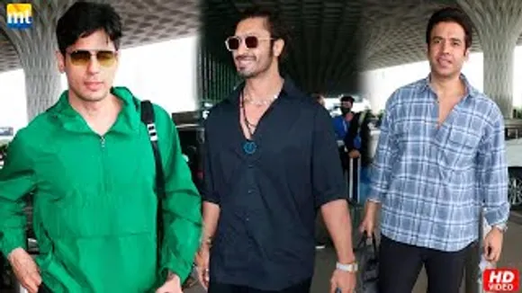Sidharth Malhotra In All Green; Vidyut Jammwal Returns From Hyderabad; Tusshar Kapoor At Airport