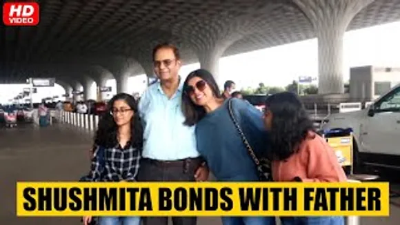 Fathers Day : Sushmita Sen's Sweet Bond With Her Father As She Asks Him To Pose With Her