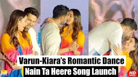 Varun Dhawan & Kiara Advani's Live Romantic Dance On 'Jugjugg Jeeyo' New Song 'Nain Ta Heere' Launch