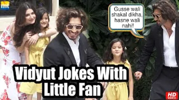 Vidyut Jammwal & Shivaleeka Oberoi's Full On Masti With Their Reel Daughter At 'Khuda Haafiz 2' Event