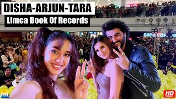 Disha Patani, Tara Sutaria And Arjun Kapoor Attempt Limca Book Of Records With 8000 People