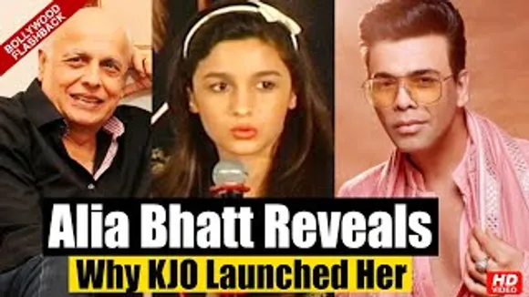 Alia Bhatt On Why She Was Launched By Karan Johar Instead Of Her Father Mahesh Bhatt