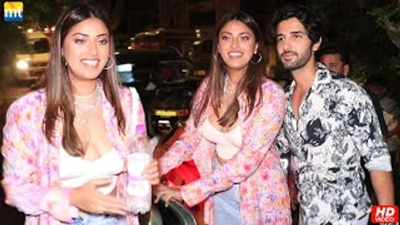 Couple goals ! Handsome Aditya Seal gets clicked with his lady love Anushka Ranjan in the city