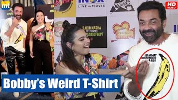 Bobby Deol Wore A Quirky "BANANA" T-Shirt, Kajol Praises His Performance in Aashram 3'