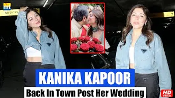 "Shaadi Mubarak Ma'am" Oo Antava Singer Kanika Kapoor Back In Mumbai Post Her Wedding In UK