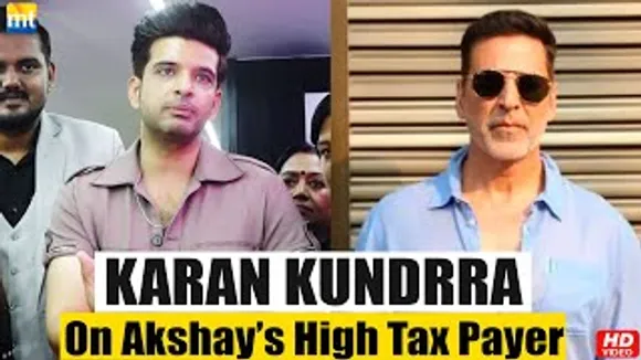 Karan Kundrra on Akshay Kumar honoured with High Tax Payer Award by Income Tax Department