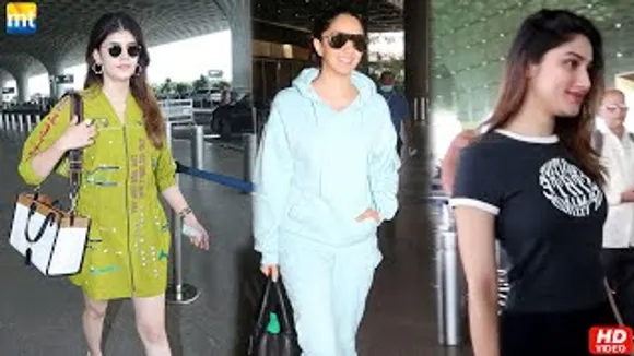 Kiara Advani's neon look back from RC15 shoot, Sanjana Sanghi's holiday glow, Donal Bisht at airport