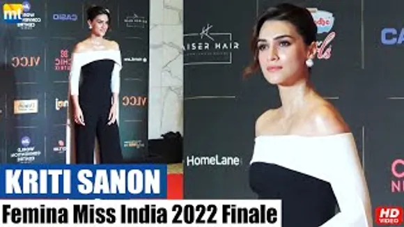 Adipurush Actress Kriti Sanon Dons Ebony & Ivory Combo For Femina Miss India 2022 Finale