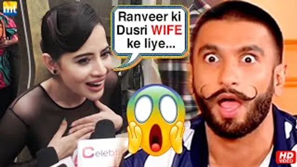 Ranveer Ko Dusri Wife Chahiye Toh Mein Hoon' Urfi Javed Openly says 'I Love Ranveer Singh'