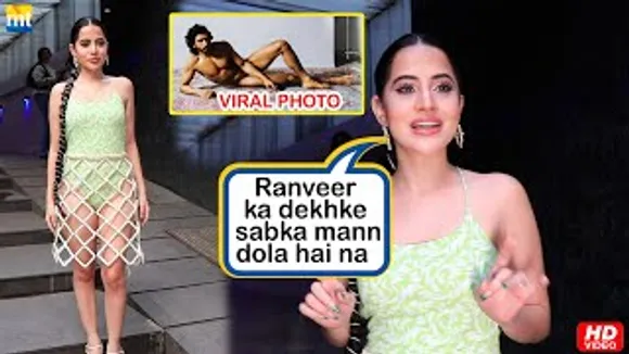 Kisne Kaha Urfi Javed Ko LADY Ranveer Singh, Watch hilarious reply on Ranveer's Photoshoot