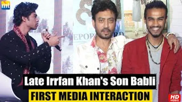 Late Irrfan Khan's Son Babli Khan's FIRST MEDIA INTERACTION at Launch of his debut film 'Qala'
