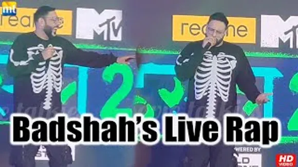 Live Rap created by Badshah with Dee MC, EPR, King, and Dino James at Hustle Kar 2.0 launch