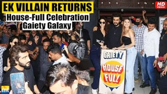 'Ek Villain Returns' Cast Arjun Kapoor, Disha Patani And Tara Sutaria Spotted At Gaiety Galaxy, Bandra To Meet Fans