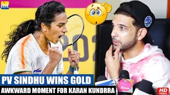 OMG Karan Kundrra unaware of PV Sindhu's Gold Medal Win at Commonwealth Games when reporter asked it