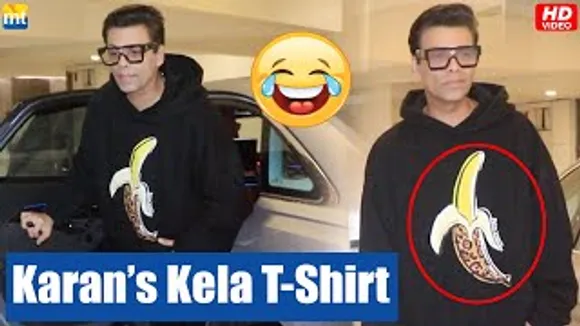 Karan Johar's "Kela Aadha Chila Hua" Quirky T-shirt, Kareena Kapoor's BFF Natasha Poonawala