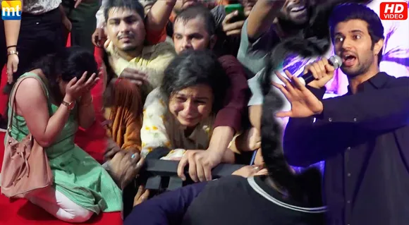 Vijay Deverakonda Abandons 'Liger' Event In Vashi Mall As Female Fans Cry & Faint